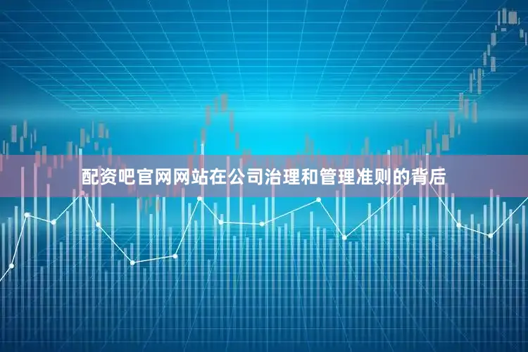 配资吧官网网站在公司治理和管理准则的背后
