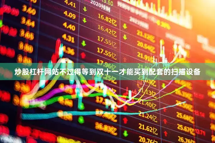 炒股杠杆网站不过得等到双十一才能买到配套的扫描设备